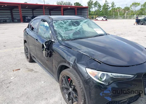 2019 Alfa Romeo Stelvio Ti Awd из США, поврежденный, VIN ZASPAKBN3K7C68865